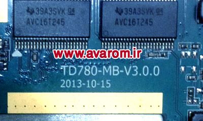 رام فارسی I-Life WTAB704-B مشخصه برد TD780-MB-V3.0.0 پردازنده MT6572