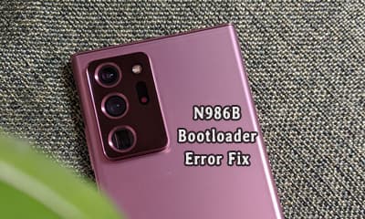 حل مشکل ارور آنلاک بوت لودر سامسونگ N986B بعد از روت | نمایش متن انگلیسی هنگام روشن کردن گوشی بعد از روت Galaxy Note20 Ultra SM-N986B