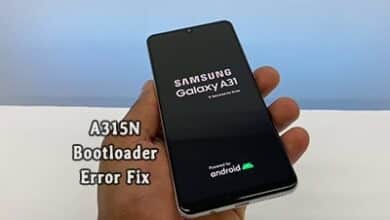 حل مشکل ارور آنلاک بوت لودر سامسونگ A315N بعد از روت | نمایش متن انگلیسی هنگام روشن کردن گوشی بعد از روت Galaxy A31 SM-A315N