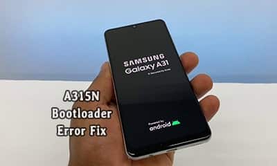 حل مشکل ارور آنلاک بوت لودر سامسونگ A315N بعد از روت | نمایش متن انگلیسی هنگام روشن کردن گوشی بعد از روت Galaxy A31 SM-A315N